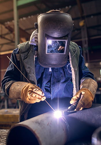 Welding tall